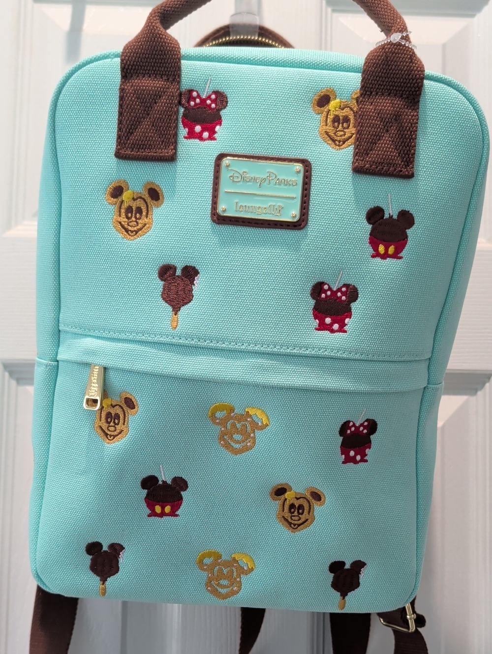 🏰 Loungefly X Disney Parks 🥨🍦 HTF 2025 Snacks Canvas Backpack  NEW